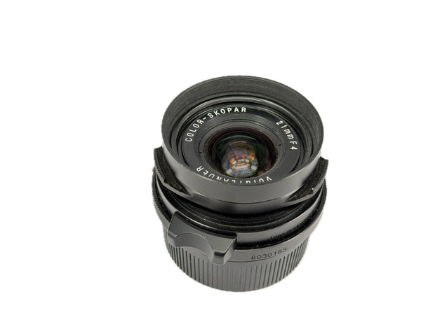 Minolta 40mm f2 M-Rokkor with hood - for Leica M