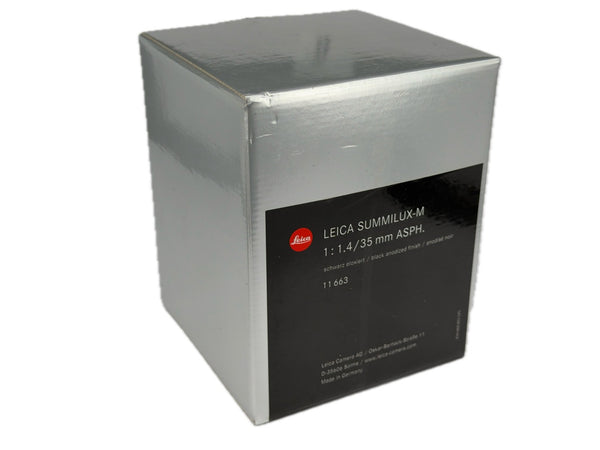 Leica 35mm f1.4 Summilux-M ASPH. 11663 with box