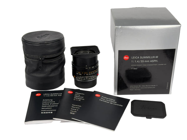 Leica 35mm f1.4 Summilux-M ASPH. 11663 with box
