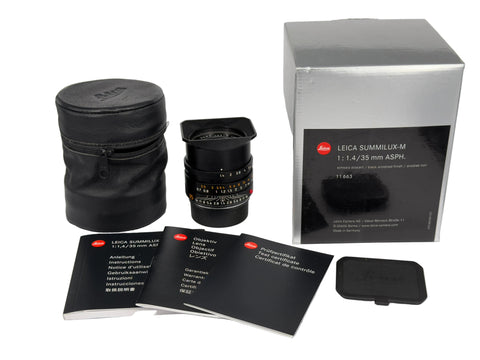 Leica 35mm f1.4 Summilux-M ASPH. 11663 with box