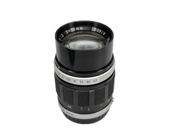 Olympus 70mm f2 F.Zuiko Auto-T - for Pen F