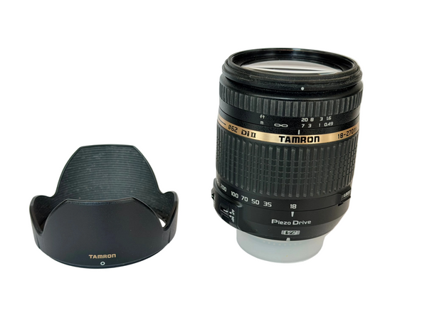 Tamron 18-270mm f3.5-6.3 Di II with hood - For Nikon