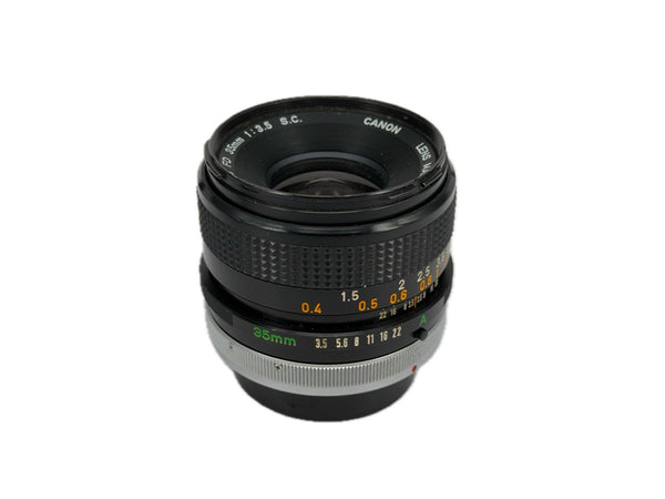 Canon FD 35mm f3.5 S.C
