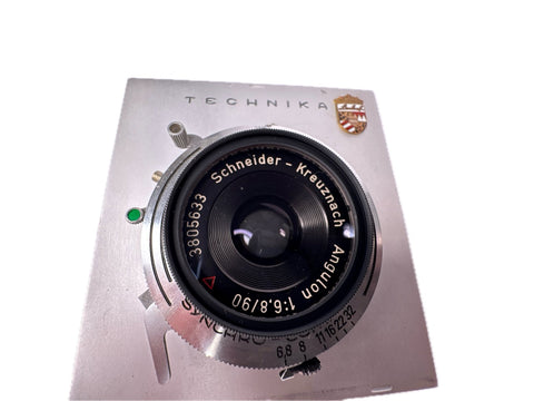 Schneider 90mm f6.8 Angulon in Synchro-Compur shutter - Cl'a August 2025