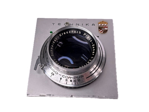 Schneider 135mm f3.8 Press-Xenar in Synchro-Compur shutter - Cl'a August 2025