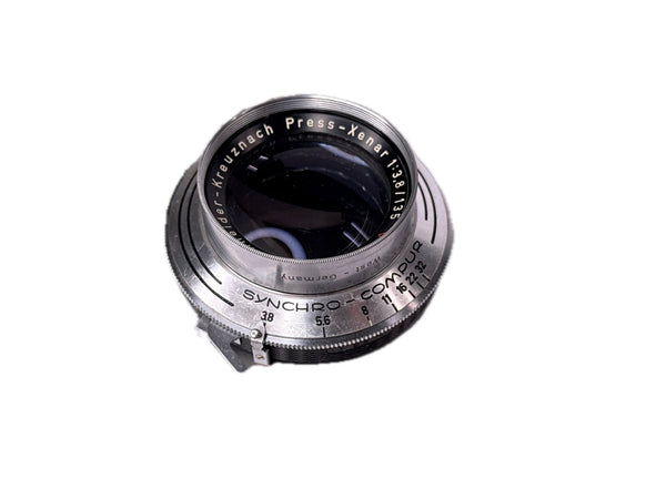 Schneider 135mm f3.8 Press-Xenar in Synchro-Compur shutter - Cl'a August 2025