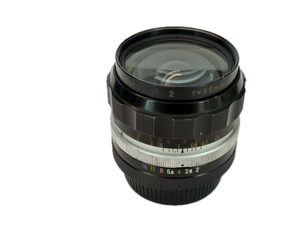 Nikon 35mm f2 Nikkor-O Auto AI - serviced June 2026