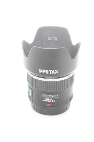 Pentax 645 55mm f2.8 SMC Pentax-D FA645 AL IF SDM AW with hood