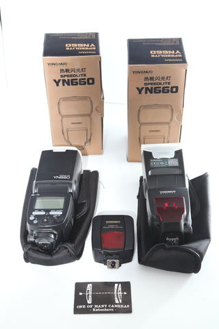 Yongnuo Speedlite YN660 kit with 2 flash and trigger