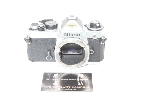 Nikon FE Chrome - New light seals November 2023