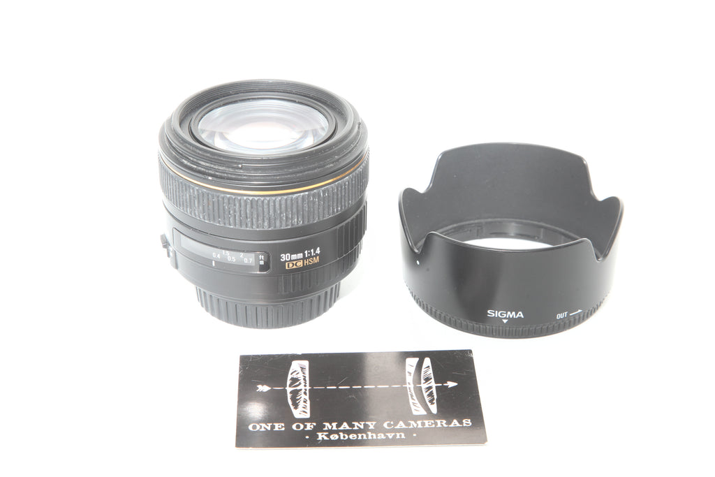 Sigma 30mm F1.4 EX DC HSM - Canon EF