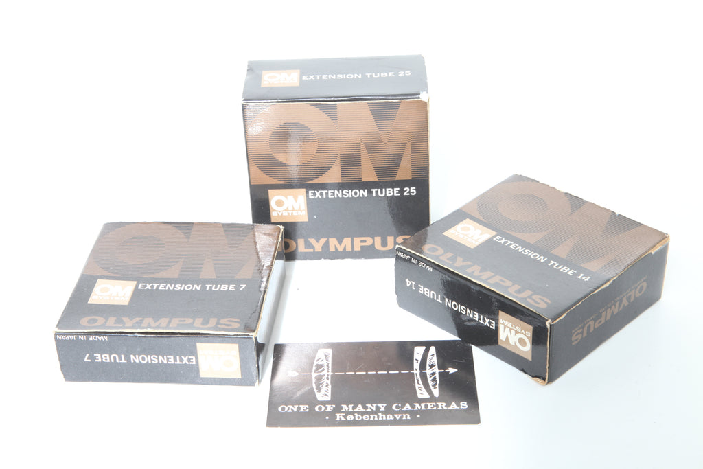 Olympus OM Extension Tube Kit with 7 14 25