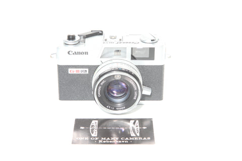 Canon QL17 G-III Chrome with 40mm f1.7
