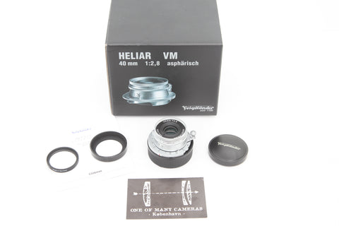 Voigtlander 40mm f2.8 VM Heliar Asphärish - in box