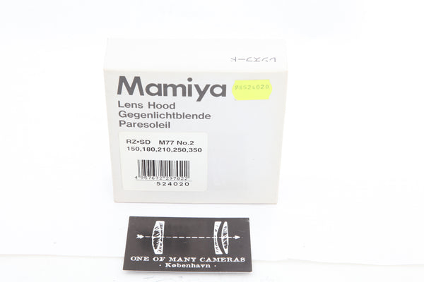 Mamiya m77 No. 2 Lens Hood