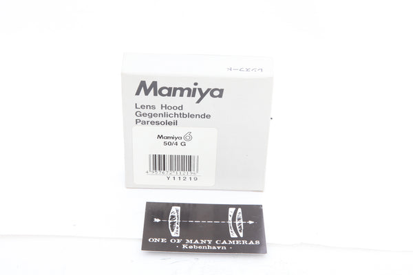 Mamiya 5 Lens Hood 50/4 G 11210 - New in box