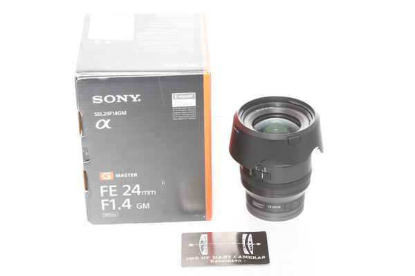 Sony FE 24mm f1.4 GM - like new in box