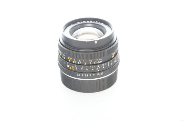 Leica R 28mm f2.8 Elmarit-R 11204 with hood 12509 - cl'a July 2024