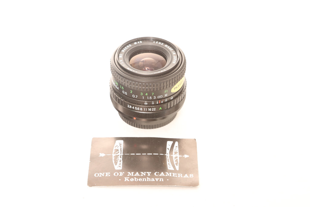 Cosina 28mm f2.8 - Canon FD