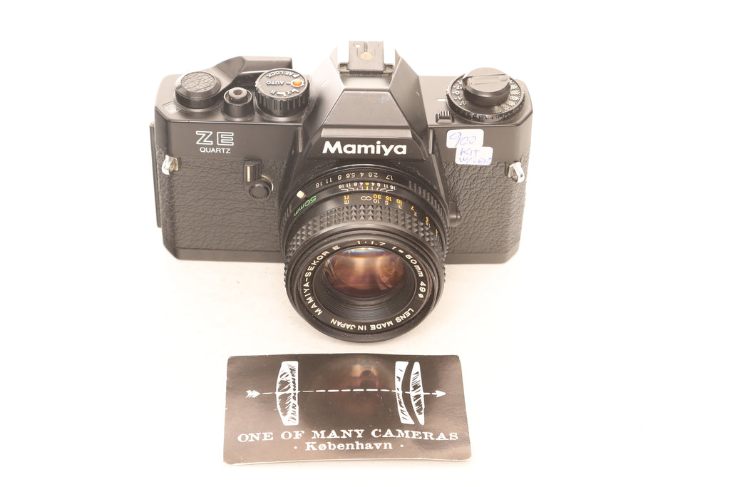 Mamiya ZE with 50mm f1.7 - New light seals March 2025