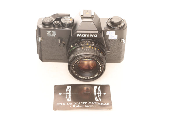 Mamiya ZE with 50mm f1.7 - New light seals March 2025