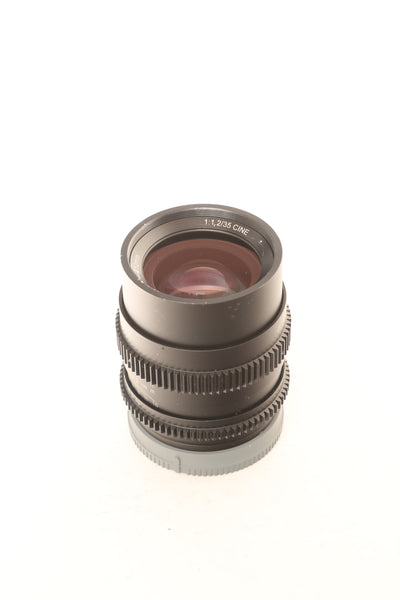 SLR Magic 35mm f1.2 CINE - Sony E mount - serviced February 2025