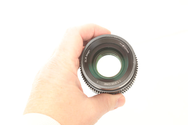 SLR Magic 35mm f1.2 CINE - Sony E mount - serviced February 2025