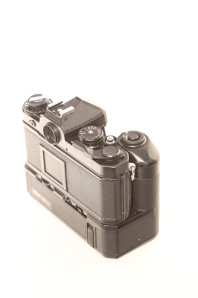 Nikon FE Black with MD-11 Motor Drive - New light seals February 2025
