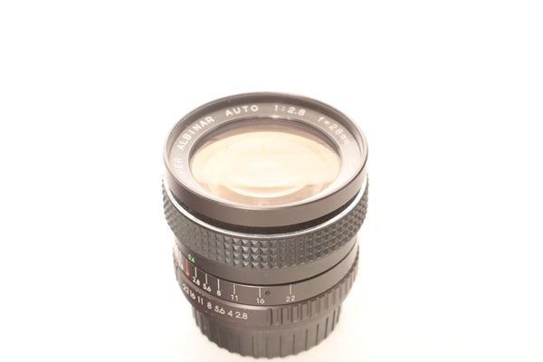 Albinar 28mm f2.8 Auto Wide - Pentax K mount