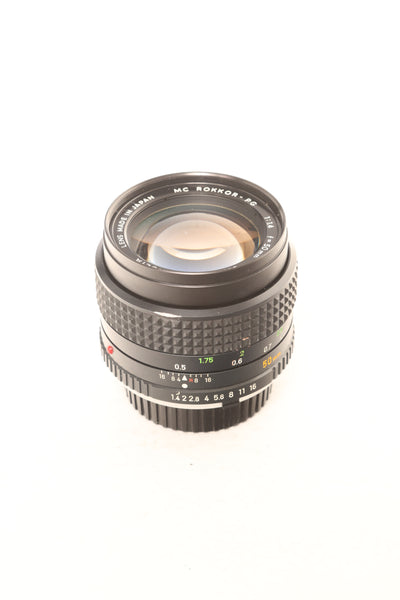 Minolta 50mm f1.4 MC Rokkor-PG