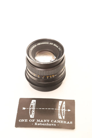 Konica Hexanon AR 50mm f1.7