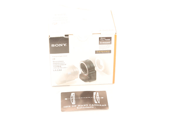 Sony LA-EA4 Adapter A to E mount in box