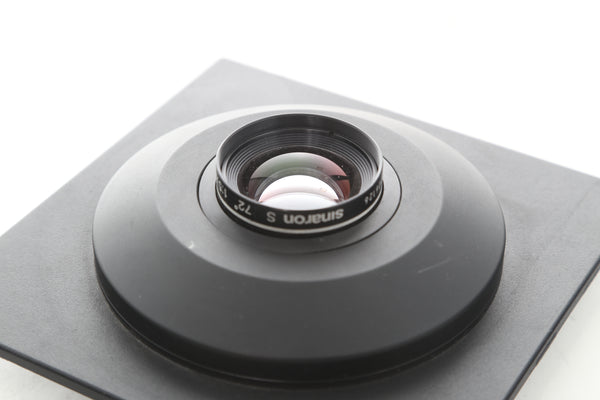 Sinar 135mm f5.6 Sinaron S MC on Sinar lens board
