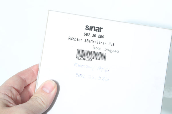 Sinar 552.36.086 Adapter SBeMO Sinar Hy6S - new in box