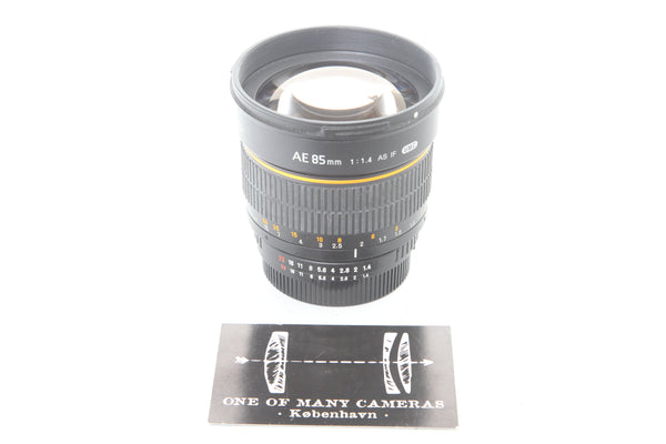 Samyang 85mm f1.4 AE AS IF UMC - Nikon
