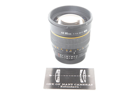 Samyang 85mm f1.4 AE AS IF UMC - Nikon