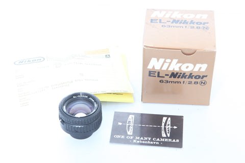Nikon 63mm f2.8 N EL-Nikkor