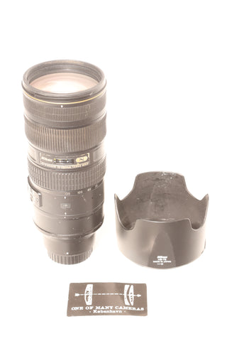 Nikon 70-200mm f2.8 G II ED N AF-S Nikkor with hood HB-48