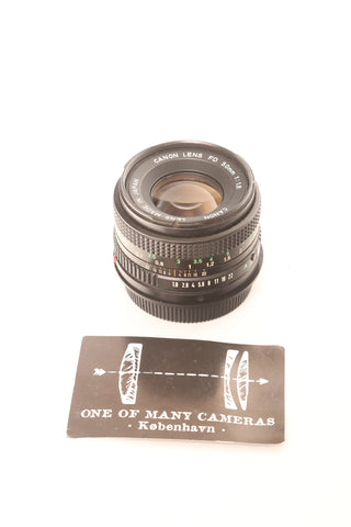 Canon FD 50mm f1.8