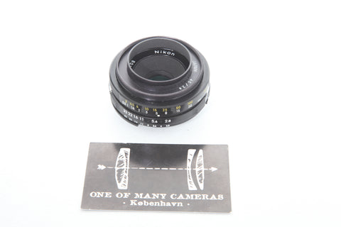 Nikon 45mm f2.8 GN Auto Nikkor C with hood HN.4