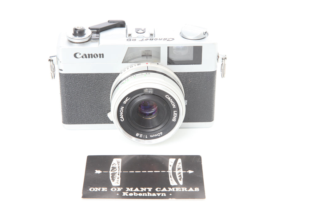 Canon 28 with 40mm f2.8 New light seals July 2023 One Of