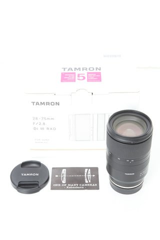 Tamron 28-75mm F2.8 DI III RXD - SONY E - with box