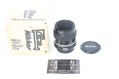 Nikon 55mm f2.8 Micro-Nikkor AI-s - Like new in box