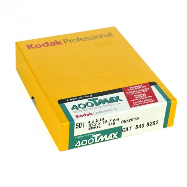 Kodak TMax 400 4x5 50 sheets