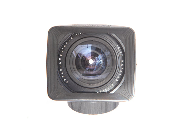 Leica R 21mm f4 Super-Angulon CAM-2 with hood