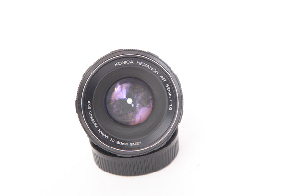 Objectif Konica Hexanon AR 52 mm f/1.8 à mise au point Objectif Konica Hexanon AR 52 mm f/1.8 à mise au point