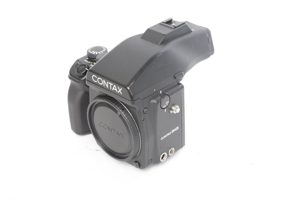 Contax 645 with MF-1 Prism Finder