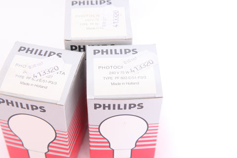 Philips Photocrescenta 75W E27 Type PF 603 E/51-P3/3 Enlarger Lamp