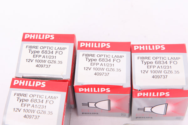 Philips Fibre Optic Lamp Type 6834 FO EFP A1/231 12V 100W GZ6.35 409737
