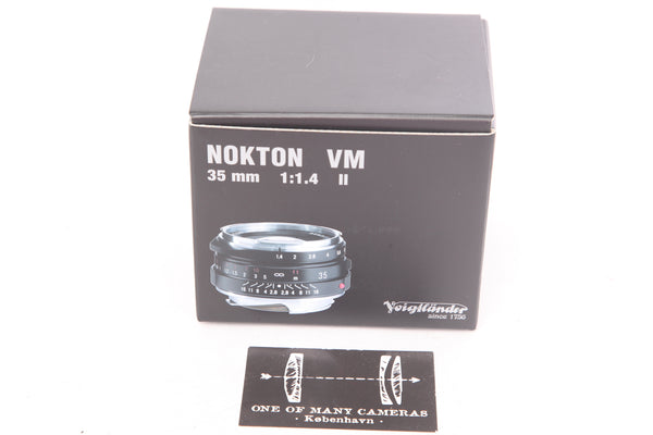 Voigtlander 35mm f1.4 Nokton S.C. VM II - Leica mount